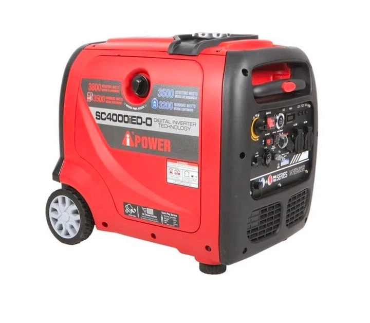 Інверторний генератор газ/бензин iPower SC4000iED-O (3.5–3.8 кВт) з електростартером, пультом ДК, колесами та телескопічною ручкою - Фото 2 Інверторний генератор газ/бензин iPower SC4000iED-O (3.5–3.8 кВт) з електростартером, пультом ДК, колесами та телескопічною ручкою - зображення 2