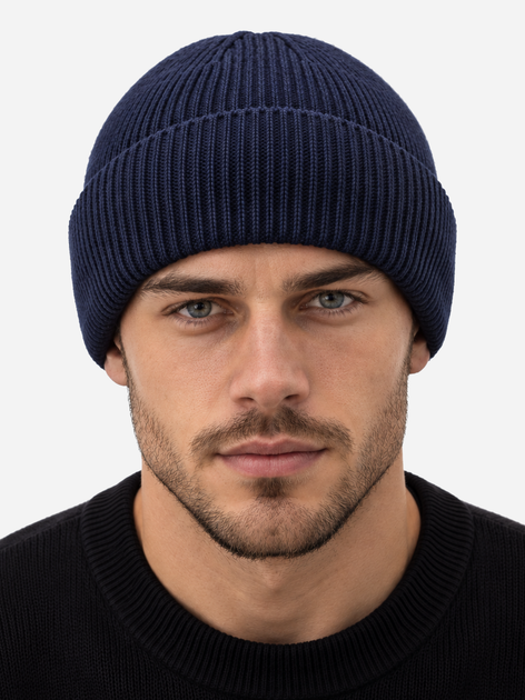 Шапка SumWin Liss-018-03 One Size Темно-синя - Фото 3 Шапка SumWin Liss-018-03 One Size Темно-синя - зображення 3