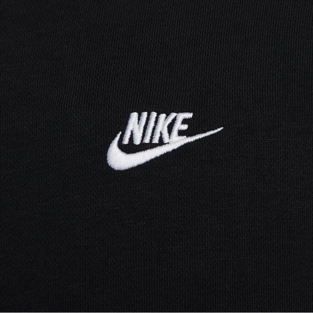 Толстовка на молнии мужская Nike M Nk Club Ft Fz Hoodie FN3884-010 M Черная (197593337245) - изображение 6