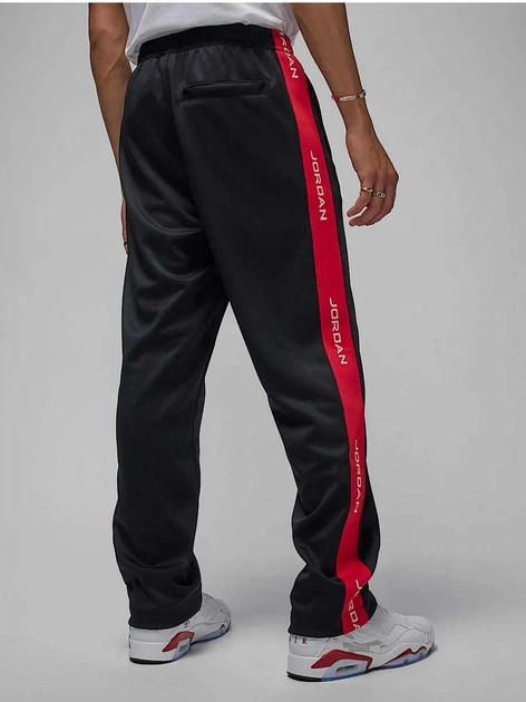 Спортивні штани чоловічі Jordan M J Brk Track Suit Pant HF9341-011 S Чорні з червоним (198485252431) - зображення 2
