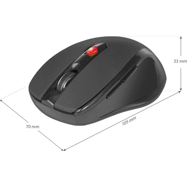 Мишка Defender Ultra MM-315 Wireless Black (52315) - Фото 4 Мишка Defender Ultra MM-315 Wireless Black (52315) - зображення 4