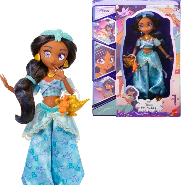 Lalka Disney Princess Dżasmina w stylu manga (0194735391882) - obraz 2