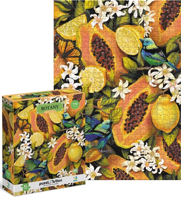 Puzzle DoDo Easy-XL Botanika Owoce tropikalne 300616 (4823115909800) - Zdjęcie 2 Puzzle DoDo Easy-XL Botanika Owoce tropikalne 300616 (4823115909800) - obraz 2