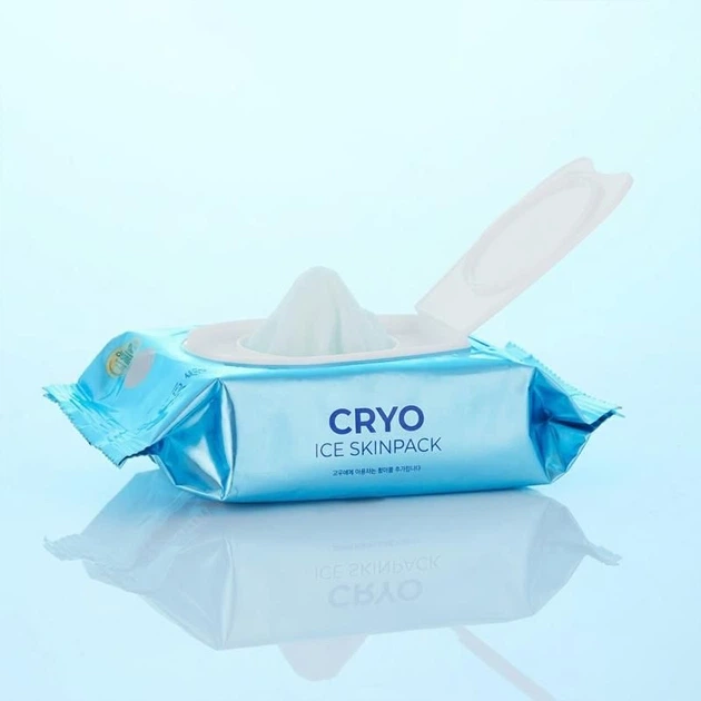Охлаждающие успокаивающие пэд-маски для лица VT Cosmetics Cryo Skin Pack 100 шт - изображение 2