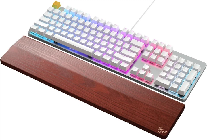 Podkładka pod nadgarstki Glorious Hard Wood Wrist Rest Full Size Drewniana Brązowa (857372006273) - obraz 5