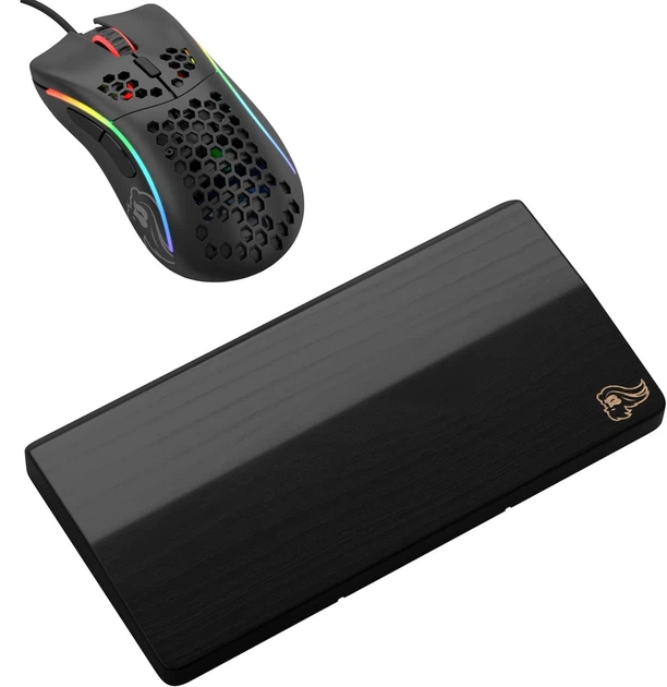 Podkładka pod nadgarstki Glorious Wrist Rest Lite Drewniana Czarna (857372006341) - obraz 4