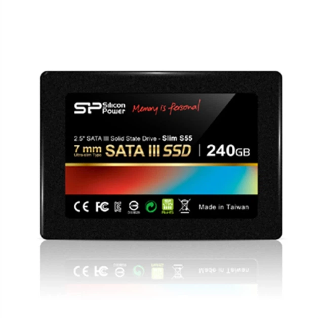 SSD-накопичувач Silicon Power Slim S55 120GB 2.5" SATA III 550/420 MB/s (4712702629149) - зображення 2