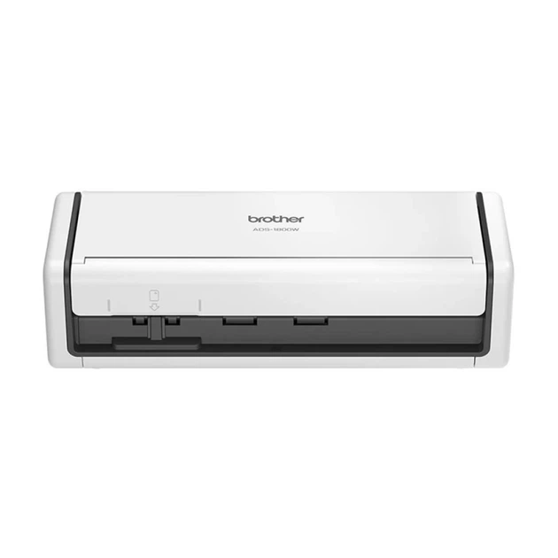 Сканер документов Brother ADS-1800W компактный портативный дуплексный WiFi LCD (4977766833103) - Фото 3 Сканер документов Brother ADS-1800W компактный портативный дуплексный WiFi LCD (4977766833103) - изображение 3