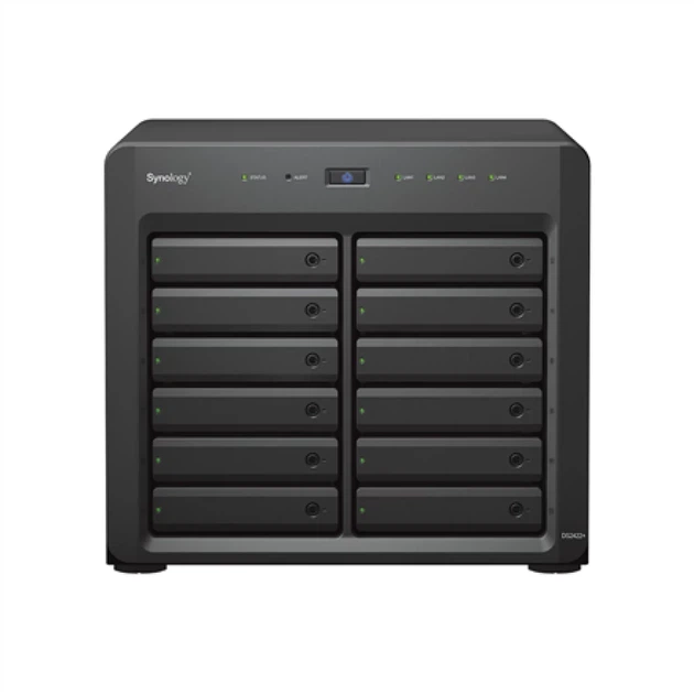 Сетевое хранилище Synology DS2422+ Tower NAS AMD Ryzen V1500B Quad Core 2,2 ГГц 4 ГБ DDR4 до 12 дисков (4711174723980) - Фото 1 Сетевое хранилище Synology DS2422+ Tower NAS AMD Ryzen V1500B Quad Core 2,2 ГГц 4 ГБ DDR4 до 12 дисков (4711174723980) - изображение 1