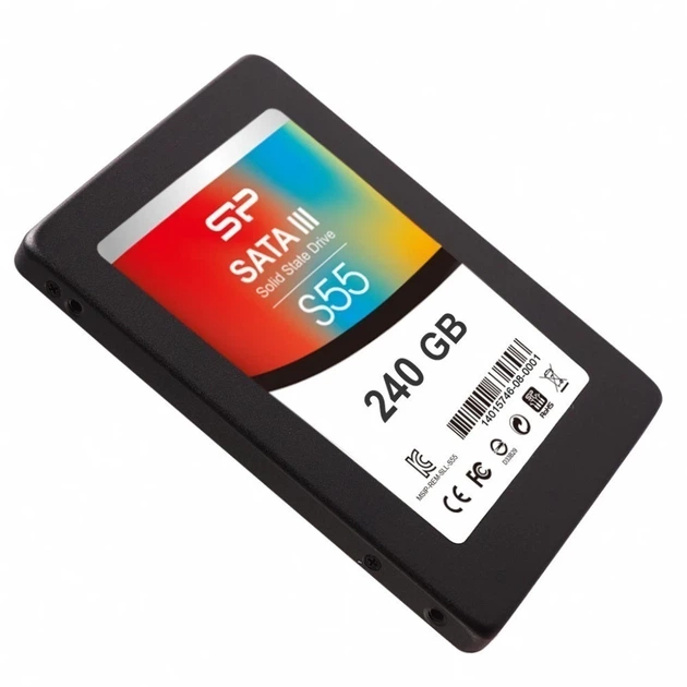 SSD-накопичувач Silicon Power Slim S55 240GB 2.5" SATA III 550/450 MB/s (4712702629156) - зображення 6