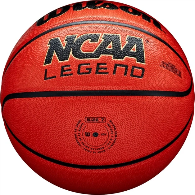 М'яч баскетбольний Wilson NCAA Legend Помаранчевий (97512598286) - Фото 2 М'яч баскетбольний Wilson NCAA Legend Помаранчевий (97512598286) - зображення 2