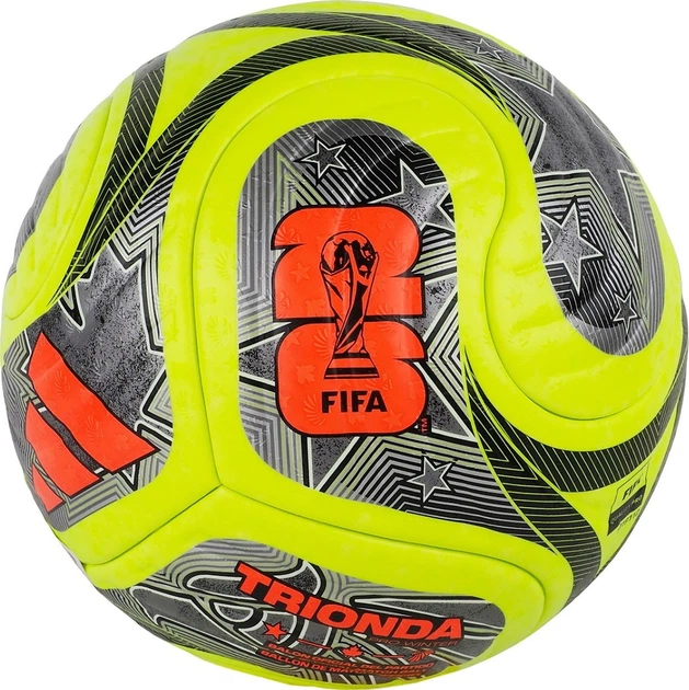 Piłka nożna Adidas World Cup 26 Trionda Pro Winter Zielono-czarno-srebrna (4068811391430) - Zdjęcie 2 Piłka nożna Adidas World Cup 26 Trionda Pro Winter Zielono-czarno-srebrna (4068811391430) - obraz 2