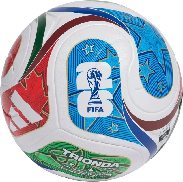Piłka nożna Adidas World Cup 26 Trionda League Wielokolorowa (4068811943967) - Zdjęcie 2 Piłka nożna Adidas World Cup 26 Trionda League Wielokolorowa (4068811943967) - obraz 2