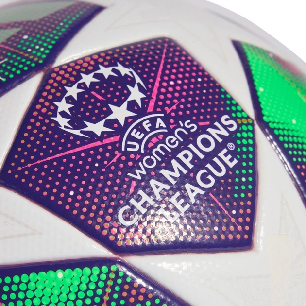 Piłka nożna Adidas W UCL 25/26 League Stage League Fioletowo-zielono-biała (4068811951573) - Zdjęcie 3 Piłka nożna Adidas W UCL 25/26 League Stage League Fioletowo-zielono-biała (4068811951573) - obraz 3