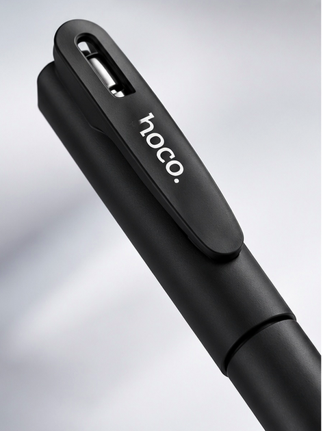 Гелевая ручка замена стержня пластик Hoco Roller Pen черный - изображение 3