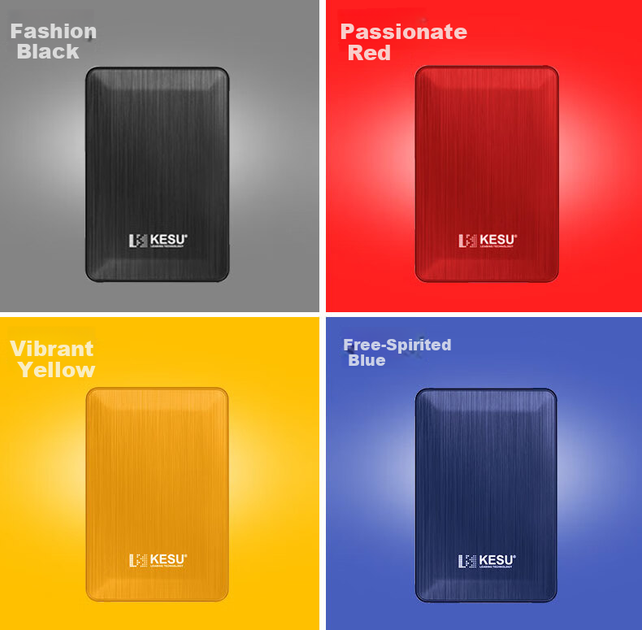 Жесткий диск Kesu K1 640GB 2.5" USB 3.0 External Blue - изображение 5