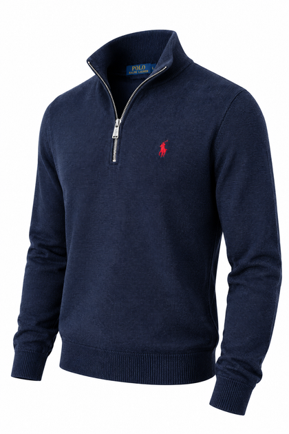 Свитер мужской POLO RALPH LAUREN Men's Classic Cotton Half Zip Sweater E221NV XL - Фото 1 Свитер мужской POLO RALPH LAUREN Men's Classic Cotton Half Zip Sweater E221NV XL - изображение 1