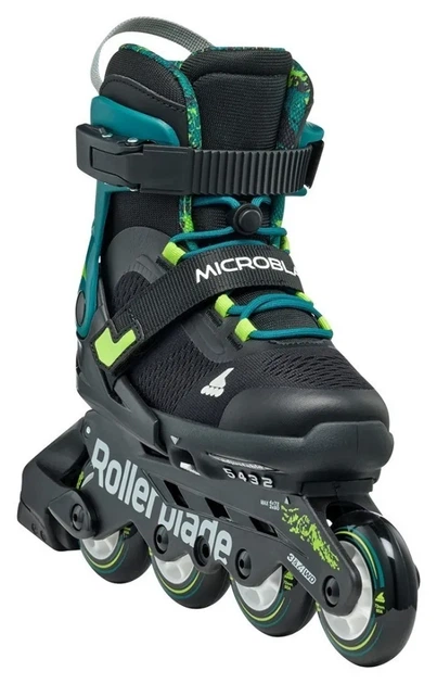 Ролики Rollerblade Microblade XT black-petrol green (поганий тест) (28–32) - изображение 4