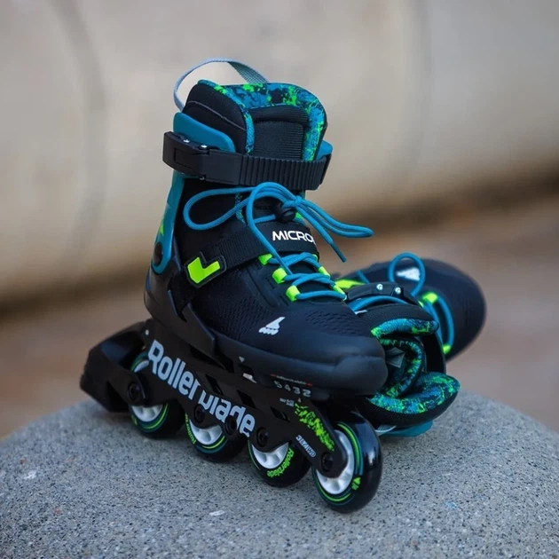 Ролики Rollerblade Microblade XT black-petrol green (поганий тест) (28–32) - изображение 7