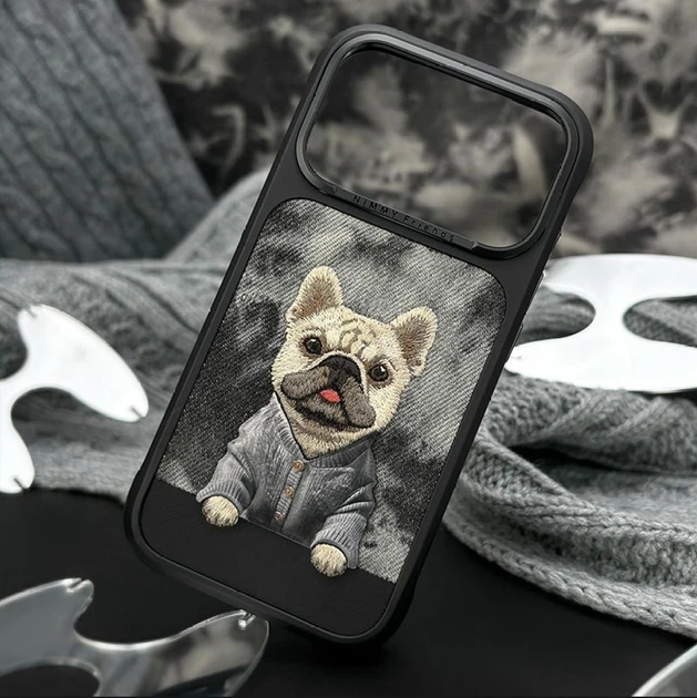 Etui do smartfona Apple iPhone 18 Pro Max/iPhone 17 Pro Max Nimmy Gentle Pets Series Dog MagSafe Black (6980002140819) - obraz 7