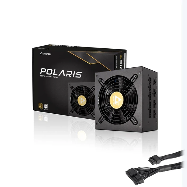 Блок питания Chieftec POLARIS PPS-750FC 750 Вт ATX 80 PLUS Gold модульный - Фото 4 Блок питания Chieftec POLARIS PPS-750FC 750 Вт ATX 80 PLUS Gold модульный - изображение 4