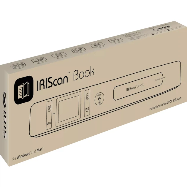 Сканер портативний Canon IRIScan Book 7 A4 1050 dpi USB microSD білий - Фото 8 Сканер портативний Canon IRIScan Book 7 A4 1050 dpi USB microSD білий - зображення 8