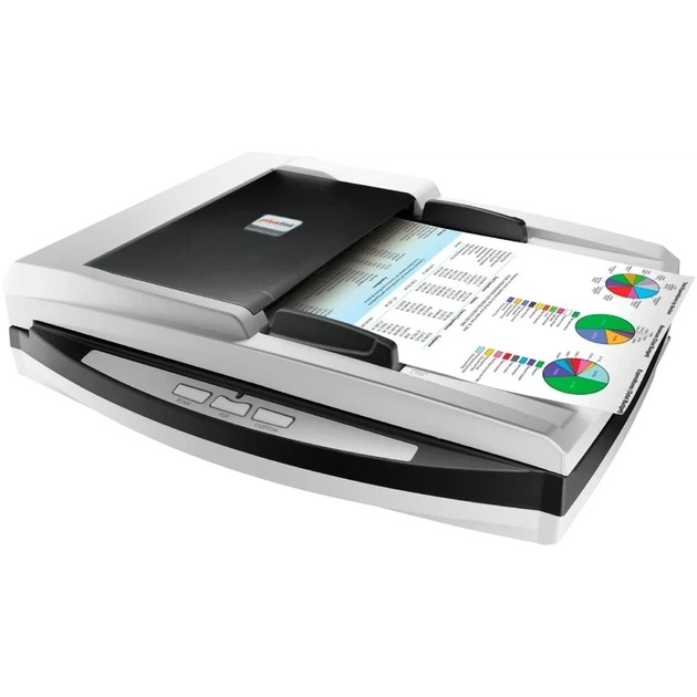 Сканер А4 Plustek SmartOffice PL3060 планшетный потоковый 1200 dpi 48 бит 32 стр/мин ADF LED - Фото 2 Сканер А4 Plustek SmartOffice PL3060 планшетный потоковый 1200 dpi 48 бит 32 стр/мин ADF LED - изображение 2