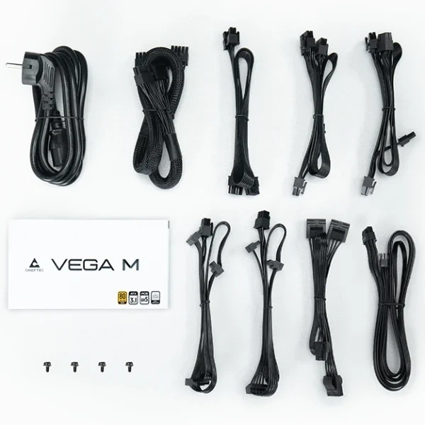 Блок питания Chieftec VEGA M PPG-750-C 750 Вт ATX 3.1 80 PLUS Gold модульный - Фото 8 Блок питания Chieftec VEGA M PPG-750-C 750 Вт ATX 3.1 80 PLUS Gold модульный - изображение 8