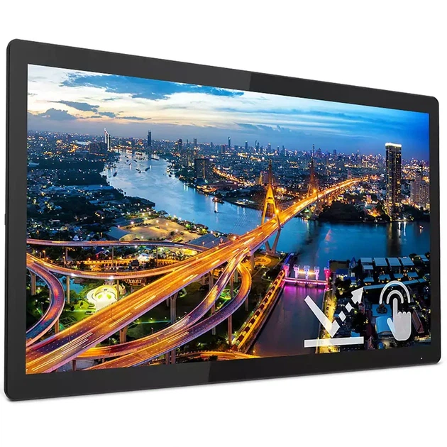 Монитор Philips 222B1TFL 21,5 дюйма IPS 75 Гц сенсорный Full HD черный - Фото 2 Монитор Philips 222B1TFL 21,5 дюйма IPS 75 Гц сенсорный Full HD черный - изображение 2