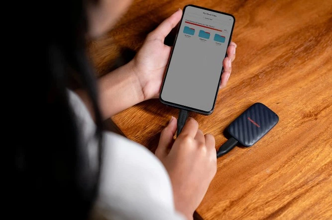 Зовнішній SSD накопичувач 500Gb SanDisk Portable Drive (SDSSDE10-500G-G25) - зображення 5