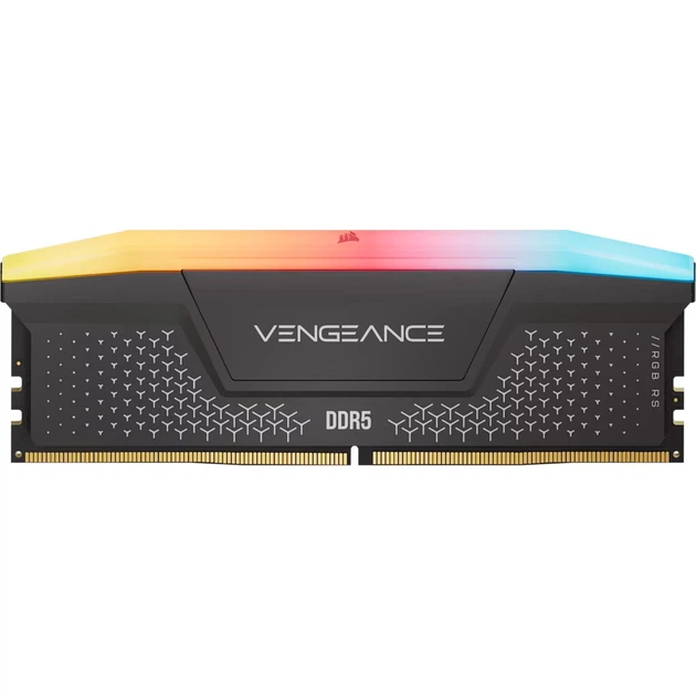 Оперативная память DDR5 32 Gb (5600 MHz) (Kit 16 Gb x 2) Corsair Vengeance RGB RS Gray (CMG32GX5M2B5600Z40) - изображение 2