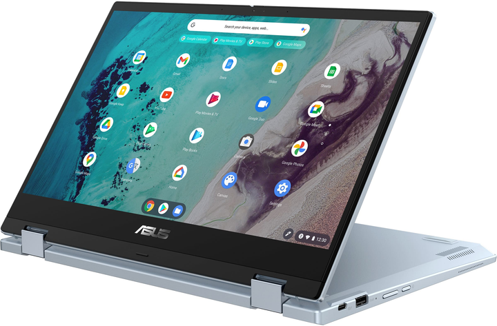Сенсорный ноутбук 14" ASUS Chromebook Flip CX3400FMA Intel Core i3-1110G4 8GB RAM 128GB SSD 11час батарея ChromeOS (UKR) (102504685) - Б/У - изображение 7