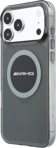 Чохол для смартфона Apple iPhone 18 Pro Max/iPhone 17 Pro Max AMG IML Transparent Bicolor Block MagSafe Black-Grey (3666339664367) - зображення 3