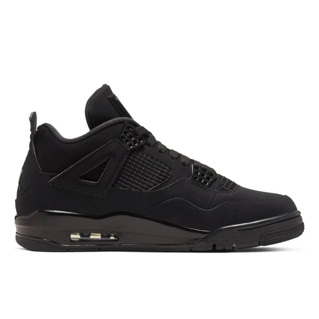 Мужские кроссовки Jordan 4 Retro Black Cat CU1110-010 42 Black - изображение 2