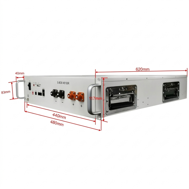 Акумуляторна батарея Pytes E-BOX-48100R TE+ 100А-год 5.12kWh (Power board-48100R TE+) - зображення 4