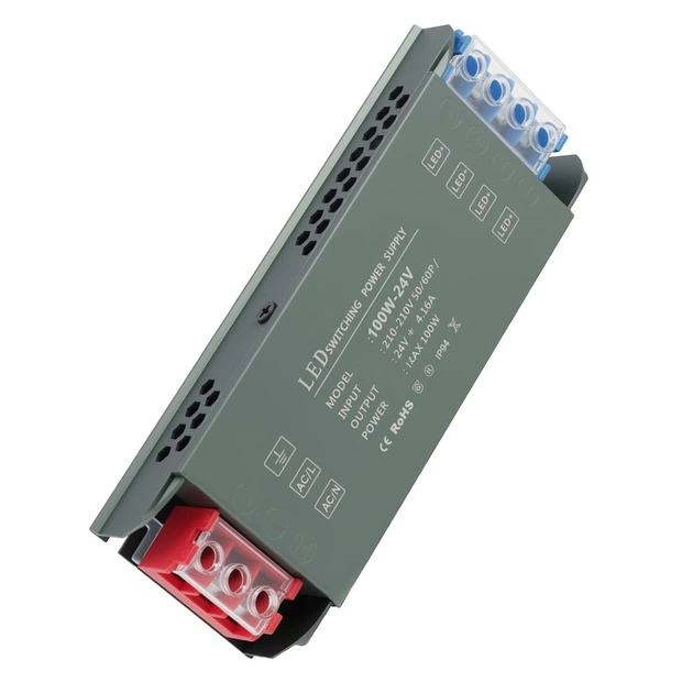 Блок живлення LED 24V 100W, 4,16A, AC 240V — DC 24V, ультратонкий - зображення 7