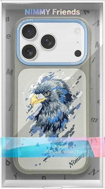 Etui do smartfona Apple iPhone 18 Pro Max/iPhone 17 Pro Max Nimmy Orzel MagSafe Grey (6980002140918) - obraz 8