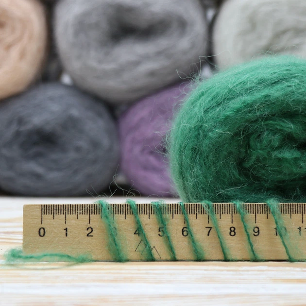 Пряжа Gazzal Super Kid & Merinos, «Молоко» №61276 — 50 г / 150 м, меринос Superwash та супер-кід-мохер для в’язання - зображення 3