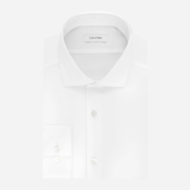 Рубашка хлопковая мужская Calvin Klein 723447159 L Белая (1163242492) - Фото 3 Рубашка хлопковая мужская Calvin Klein 723447159 L Белая (1163242492) - изображение 3
