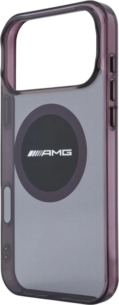 Чохол для смартфона Apple iPhone 18 Pro Max/iPhone 17 Pro Max AMG IML Transparent Bicolor Block MagSafe Black-Burgundy (3666339664442) - зображення 6