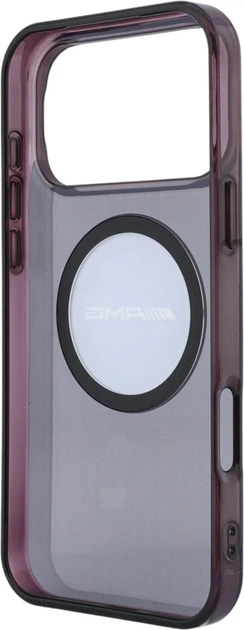 Чохол для смартфона Apple iPhone 18 Pro Max/iPhone 17 Pro Max AMG IML Transparent Bicolor Block MagSafe Black-Burgundy (3666339664442) - зображення 7