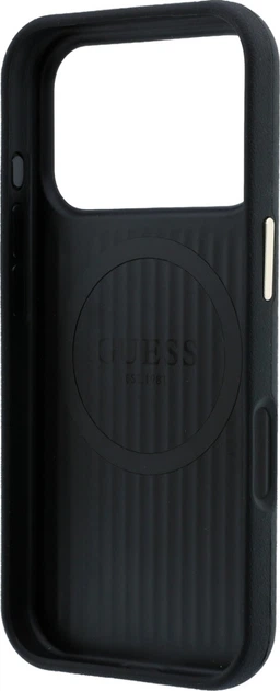 Чохол для смартфона Apple iPhone 18 Pro Max/iPhone 17 Pro Max Guess Kevlar Triangle Logo MagSafe Black (3666339653477) - зображення 7