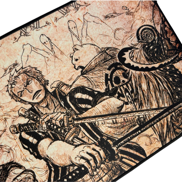 Игровой коврик для мыши и клавиатуры Anime One Piece (700x300x3 мм) - Luffy & Zoro - Фото 3 Игровой коврик для мыши и клавиатуры Anime One Piece (700x300x3 мм) - Luffy & Zoro - изображение 3