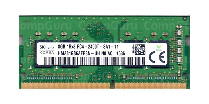 Пам'ять Hynix 8 ГБ SO-DIMM DDR4 2400 МГц (HMA81GS6AFR8N-UH) - Фото 1 Пам'ять Hynix 8 ГБ SO-DIMM DDR4 2400 МГц (HMA81GS6AFR8N-UH) - зображення 1