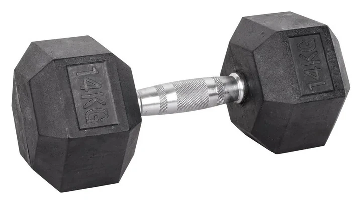 Гантель шестигранна inSPORTline Hexsteel 14 кг (ISL_1186) - Фото 1 Гантель шестигранна inSPORTline Hexsteel 14 кг (ISL_1186) - изображение 1