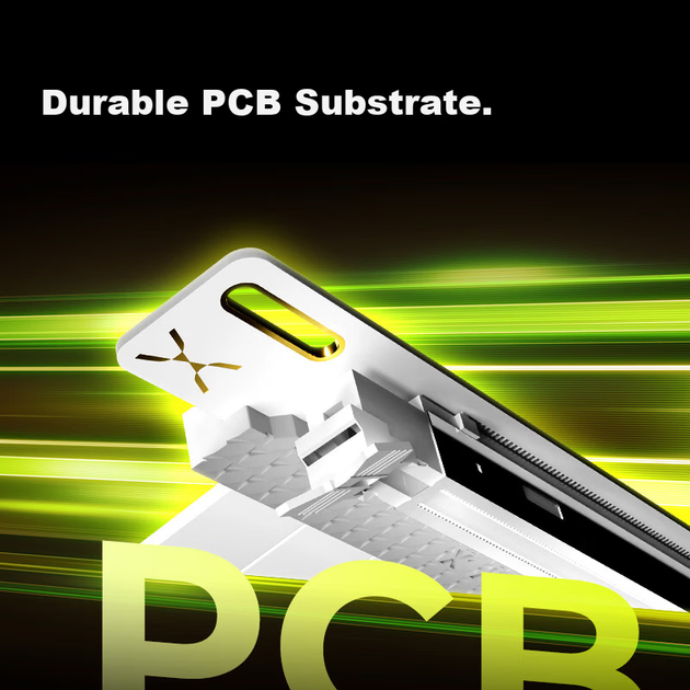 Удлинительный кабель TRYX (Chuangke Galaxy) STRING PCIe 5.0 x16 200 мм, черный, высокая гибкость, встроенная поддержка, улучшенная защита от электромагнитных помех. - Фото 5 Удлинительный кабель TRYX (Chuangke Galaxy) STRING PCIe 5.0 x16 200 мм, черный, высокая гибкость, встроенная поддержка, улучшенная защита от электромагнитных помех. - зображення 5