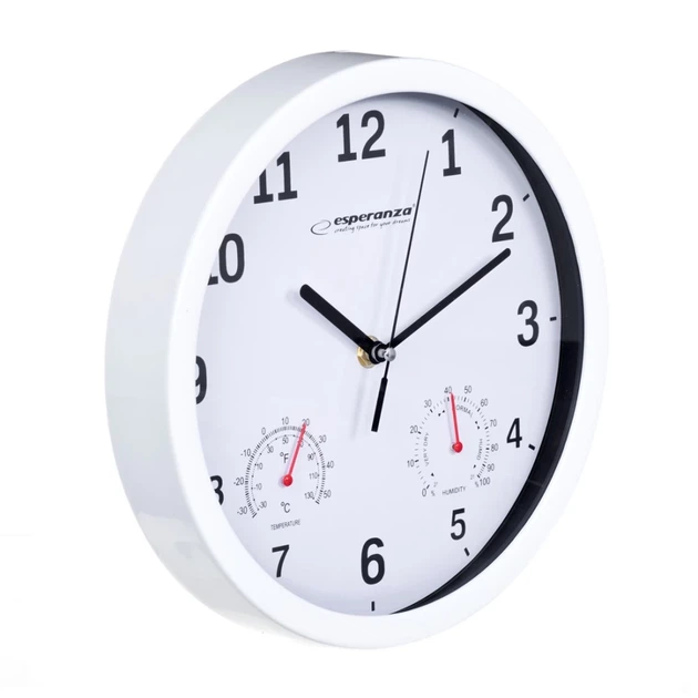 Часы настенные Esperanza LYON EHC016W White (5901299930083) - изображение 2