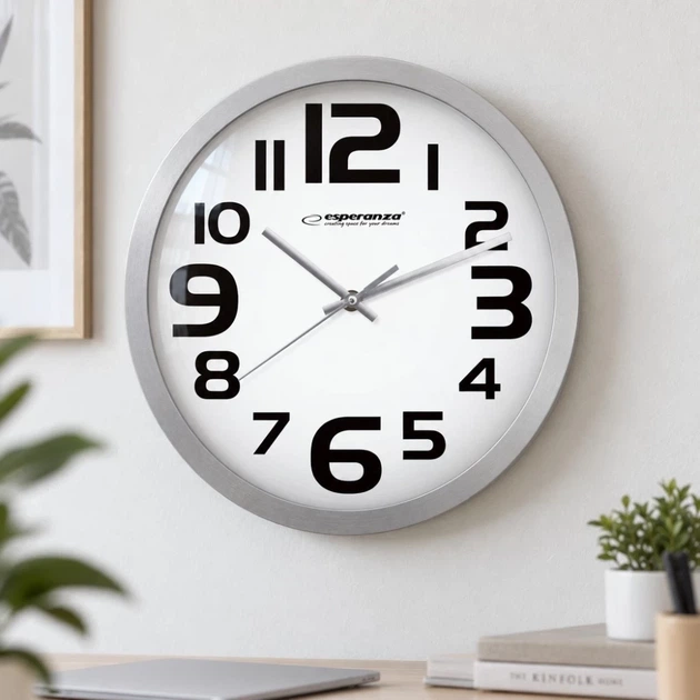 Настенные часы Esperanza Zurich White (5901299929902) - изображение 3