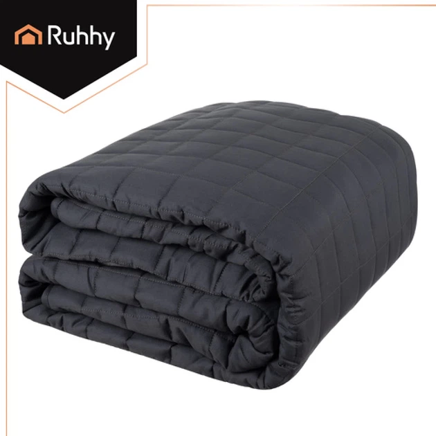 Утяжеленное одеяло Ruhhy 200x220 см 10 кг Grey (5900779960497) - Фото 3 Утяжеленное одеяло Ruhhy 200x220 см 10 кг Grey (5900779960497) - изображение 3