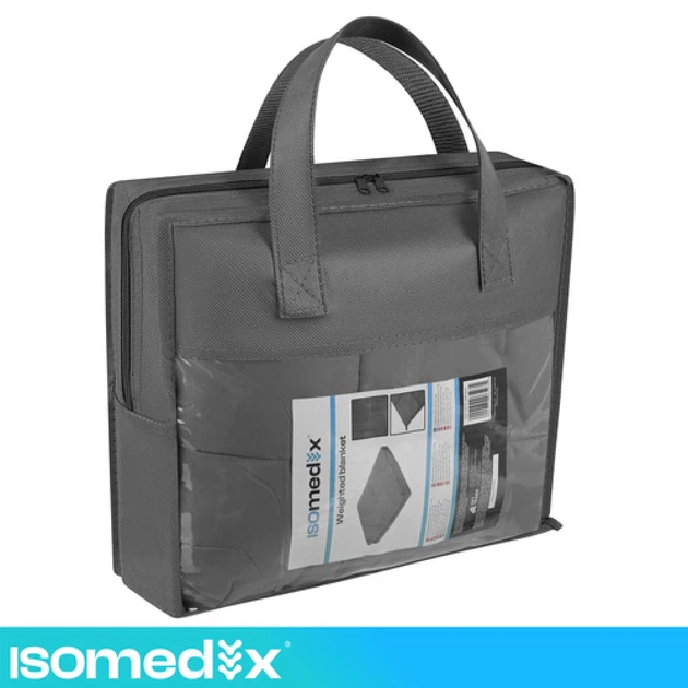 Утяжеленное одеяло Isomedix 200x150 см 7 кг Gray (5900779965935) - Фото 2 Утяжеленное одеяло Isomedix 200x150 см 7 кг Gray (5900779965935) - изображение 2